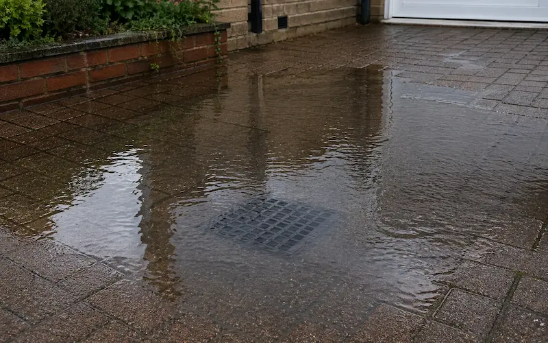blocked driveway drain in great yarmouth